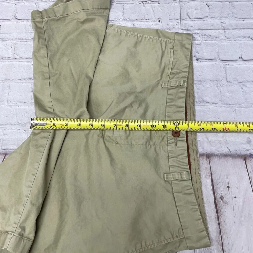 Tommy Bahama Men Flat Front Chino Shorts Size 36 Cotton Blend Beige M251 -3